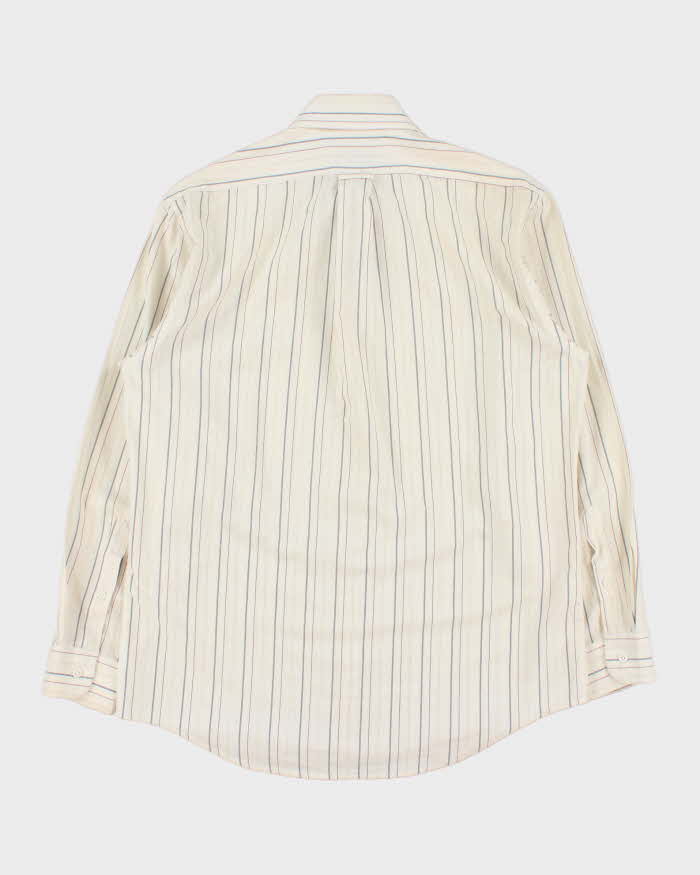 Vintage 1990s Gant Purebred Oxford Striped Long Sleeve Shirt - M