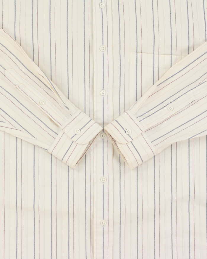 Vintage 1990s Gant Purebred Oxford Striped Long Sleeve Shirt - M