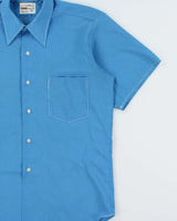 Vintage 1970s Gold Crest By Darby PermaPress Short Sleeve Shirt - M