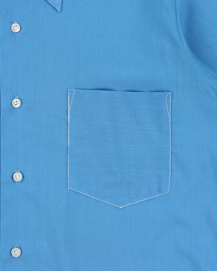 Vintage 1970s Gold Crest By Darby PermaPress Short Sleeve Shirt - M