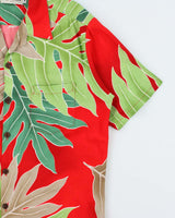 Vintage 1990s Two Paddles Made In USA Hawaiian Shirt - M