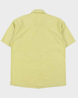 Vintage Y2K 00s Dansen Japan Avocado Green Short Sleeve Pocket Shirt - XL