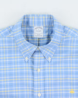 Vintage Brooks Brothers Supima Cotton Plaid Slim Fit Long Sleeve Shirt - L