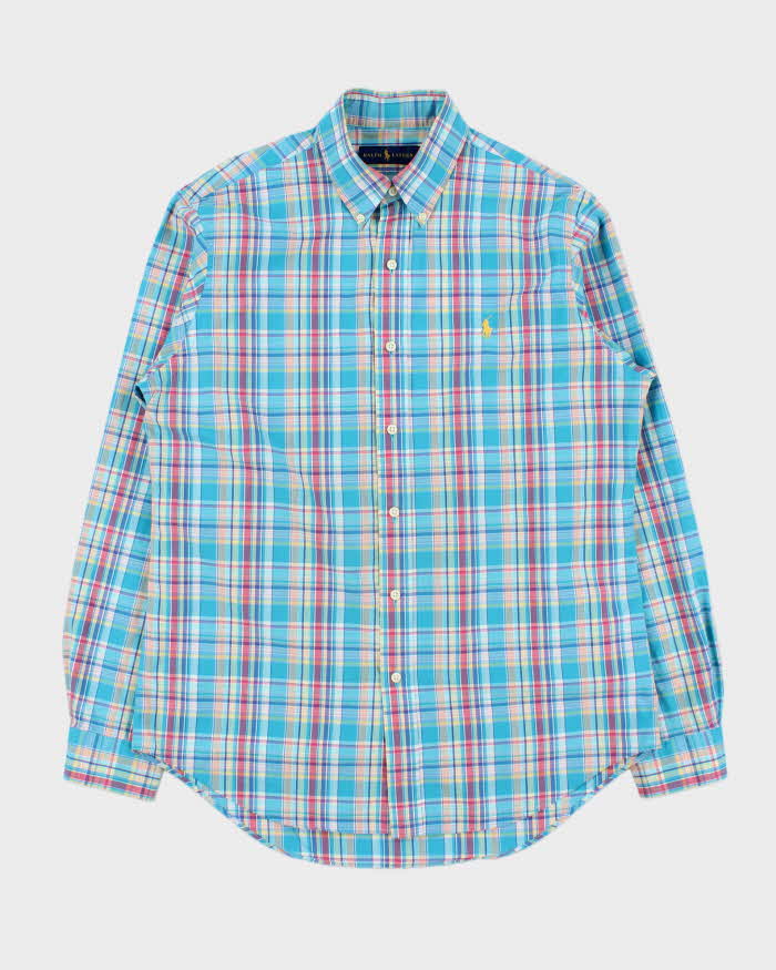 Vintage Ralph Lauren Plaid Classic Fit Long Sleeve Shirt - M