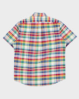 Vintage Ralph Lauren Plaid 'RL Untucked Classic Fit' Short Sleeve Shirt - M
