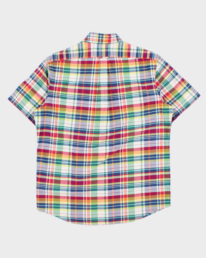 Vintage Ralph Lauren Plaid 'RL Untucked Classic Fit' Short Sleeve Shirt - M