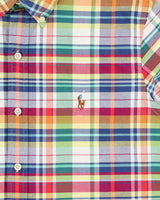 Vintage Ralph Lauren Plaid 'RL Untucked Classic Fit' Short Sleeve Shirt - M