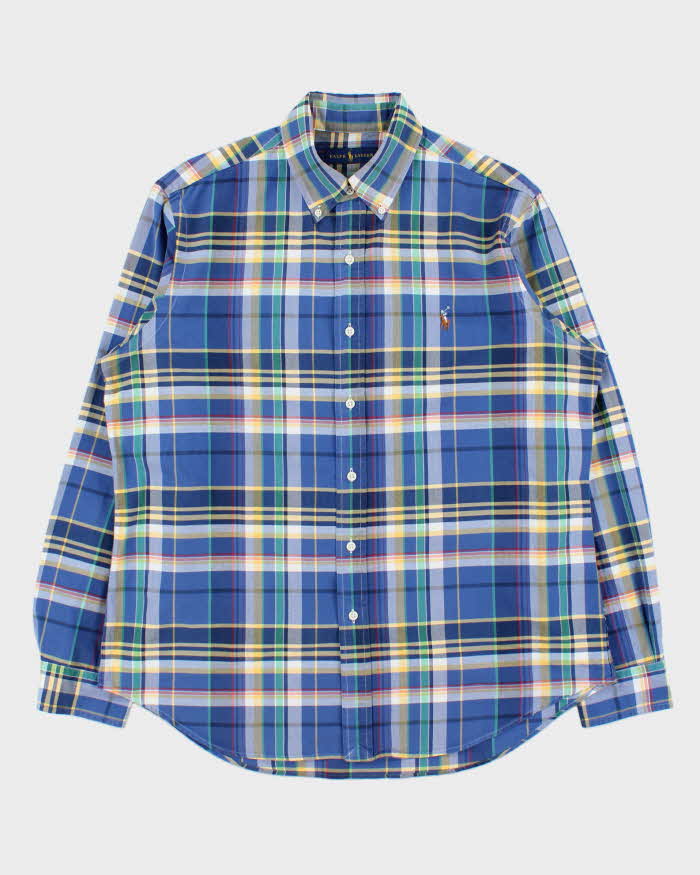 Vintage Ralph Lauren Plaid Classic Fit Long Sleeve Shirt - L