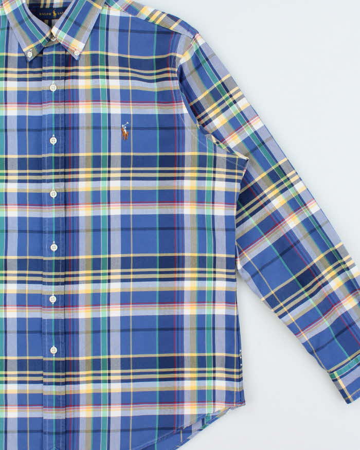 Vintage Ralph Lauren Plaid Classic Fit Long Sleeve Shirt - L