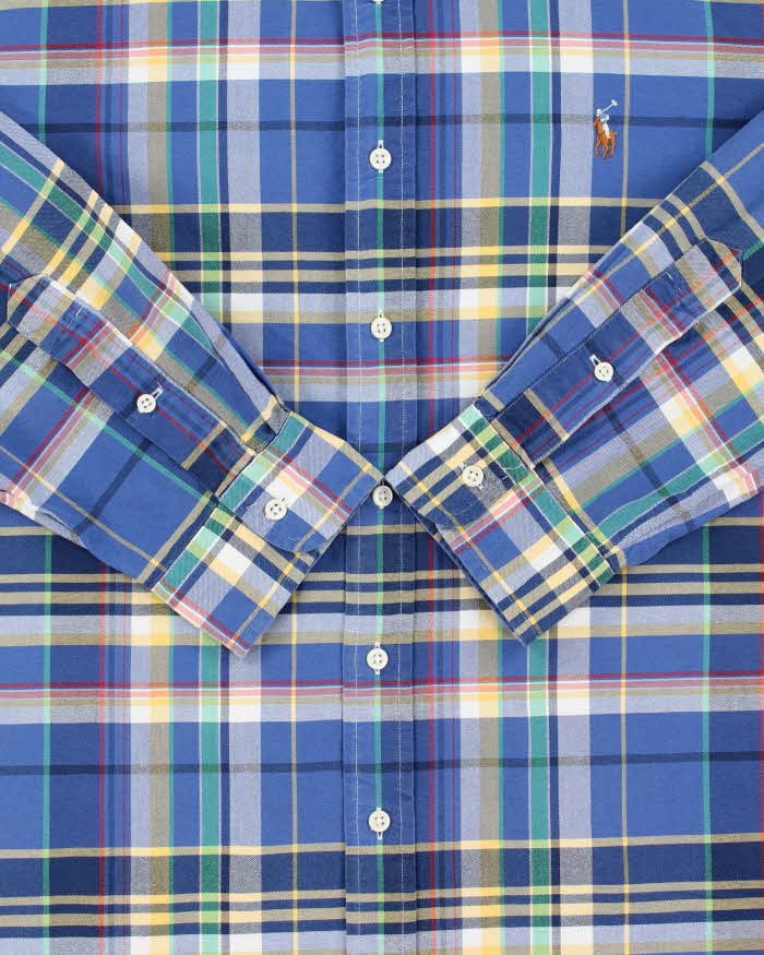 Vintage Ralph Lauren Plaid Classic Fit Long Sleeve Shirt - L