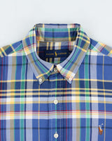 Vintage Ralph Lauren Plaid Classic Fit Long Sleeve Shirt - L