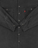 Vintage 1990s Levi's Heavyweight Long Sleeve Dark Wash Denim Shirt - XL