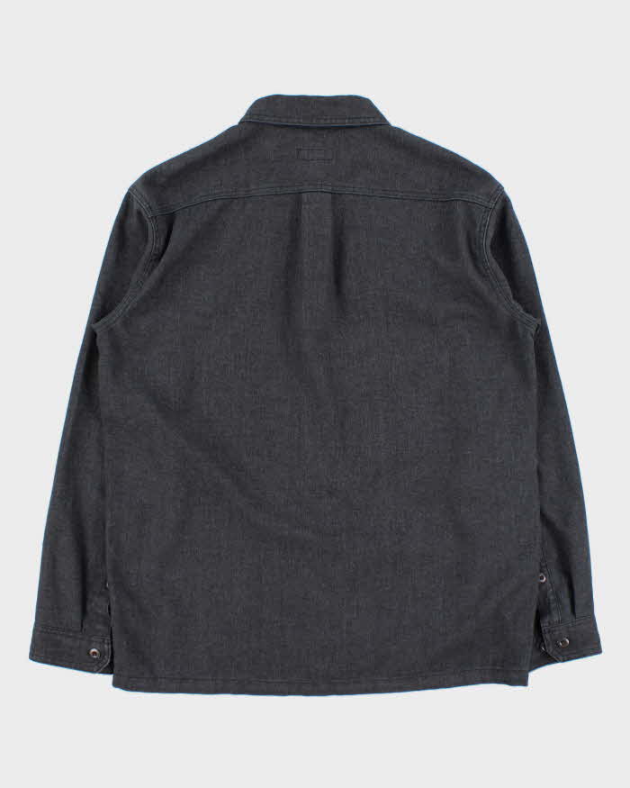 SP22 Patagonia Heavyweight Recycled Hemp Long Sleeve Denim Workwear Shirt - M