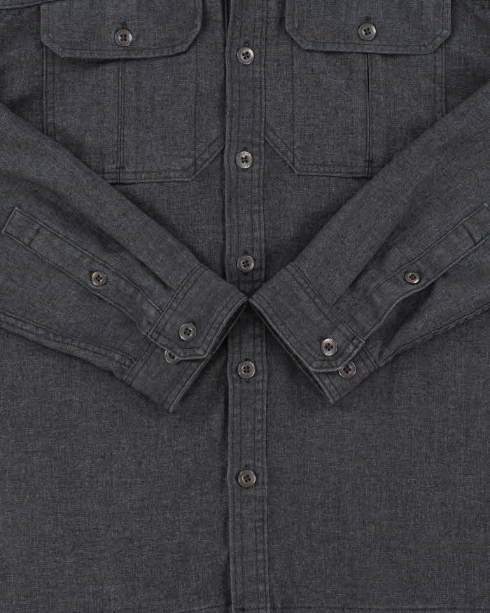 SP22 Patagonia Heavyweight Recycled Hemp Long Sleeve Denim Workwear Shirt - M