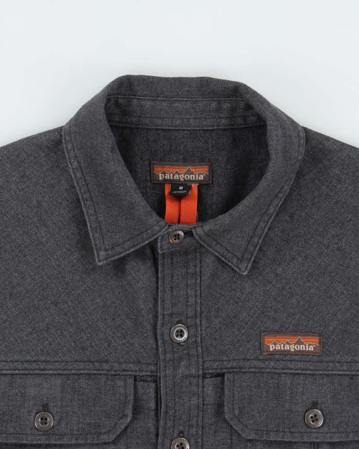 SP22 Patagonia Heavyweight Recycled Hemp Long Sleeve Denim Workwear Shirt - M
