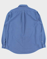 Vintage Ralph Lauren Steel Blue Classic Fit Long Sleeve Shirt - XL