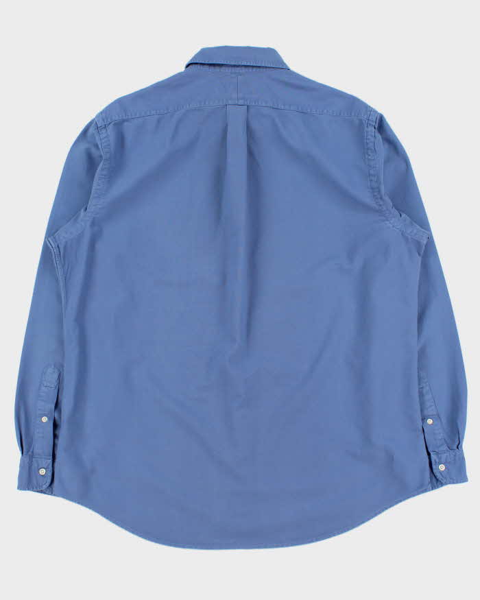 Vintage Ralph Lauren Steel Blue Classic Fit Long Sleeve Shirt - XL