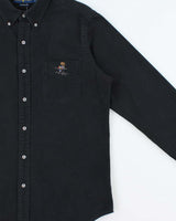Vintage Ralph Lauren Polo Bear Ski Brushed Cotton Classic Fit Long Sleeve Shirt - M