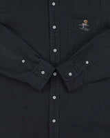 Vintage Ralph Lauren Polo Bear Ski Brushed Cotton Classic Fit Long Sleeve Shirt - M