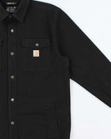 Vintage Carhartt Rugged Flex Loose Fit Long Sleeve Denim Over Shirt - M