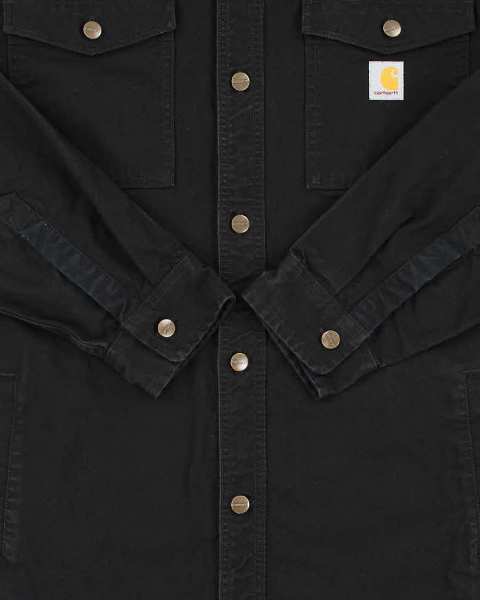 Vintage Carhartt Rugged Flex Loose Fit Long Sleeve Denim Over Shirt - M