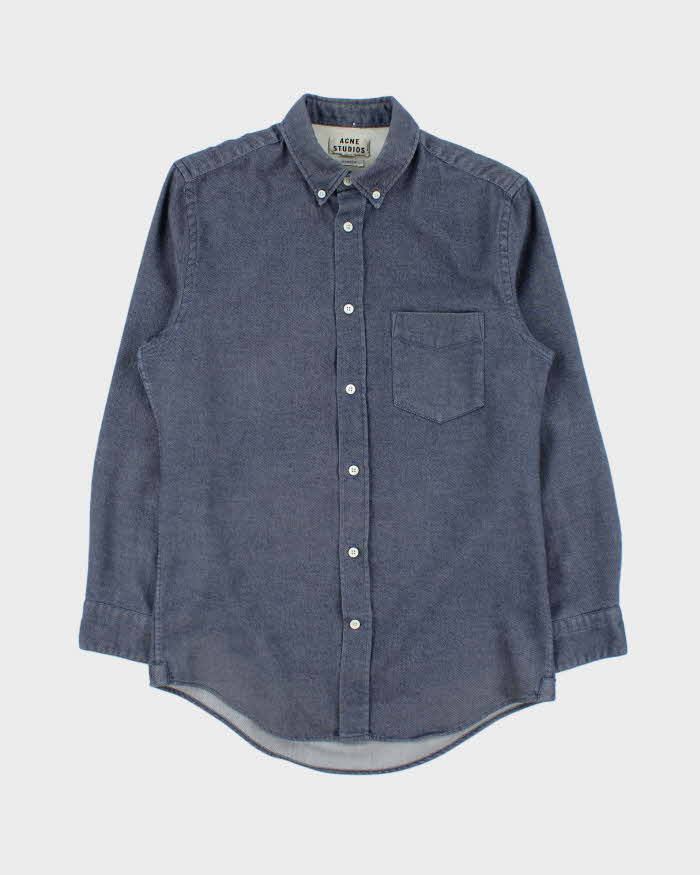 Vintage Acne Studios Isherwood Denim Long Sleeve Shirt - M