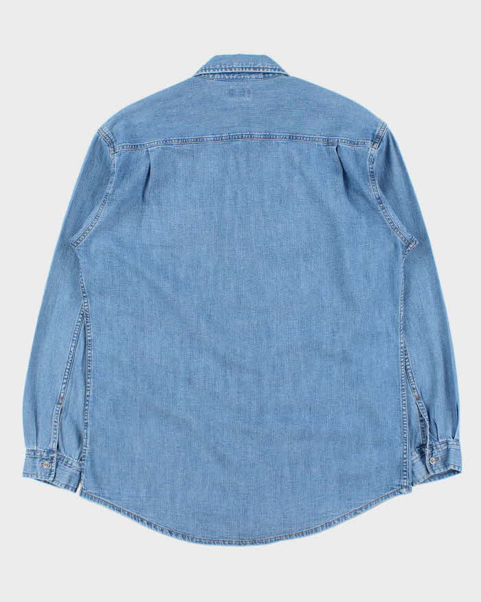 Vintage 2000s Levi's Oversized Denim Long Sleeve Shirt - M