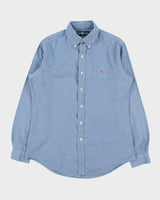 Vintage 1990s Ralph Lauren Long Sleeve Denim Shirt - M