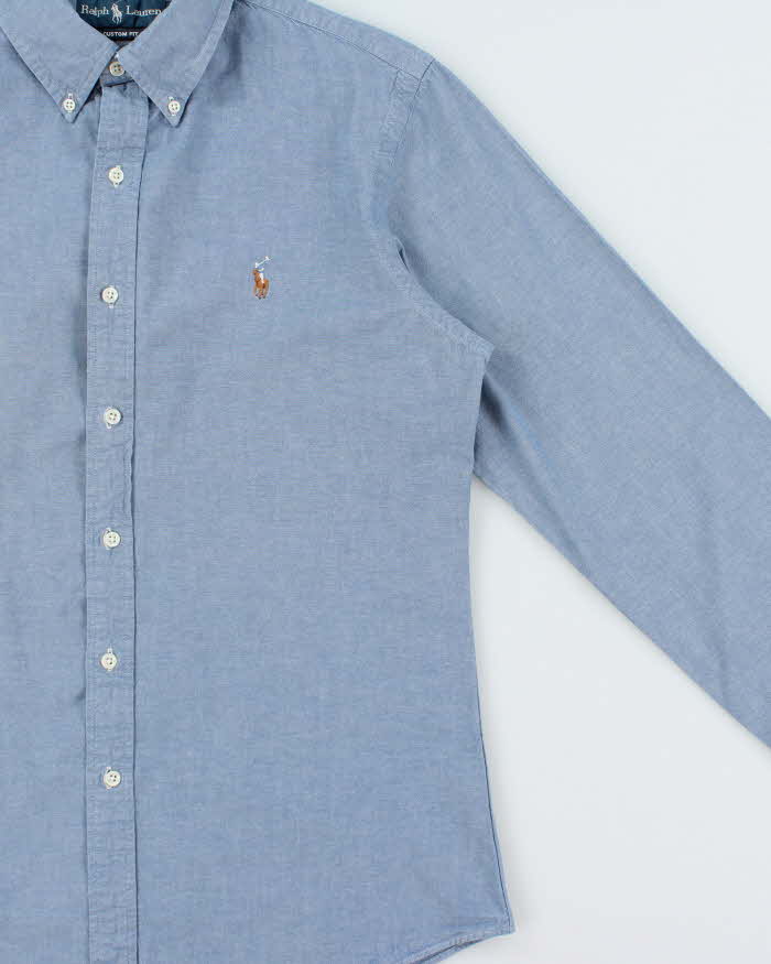 Vintage 1990s Ralph Lauren Long Sleeve Denim Shirt - M