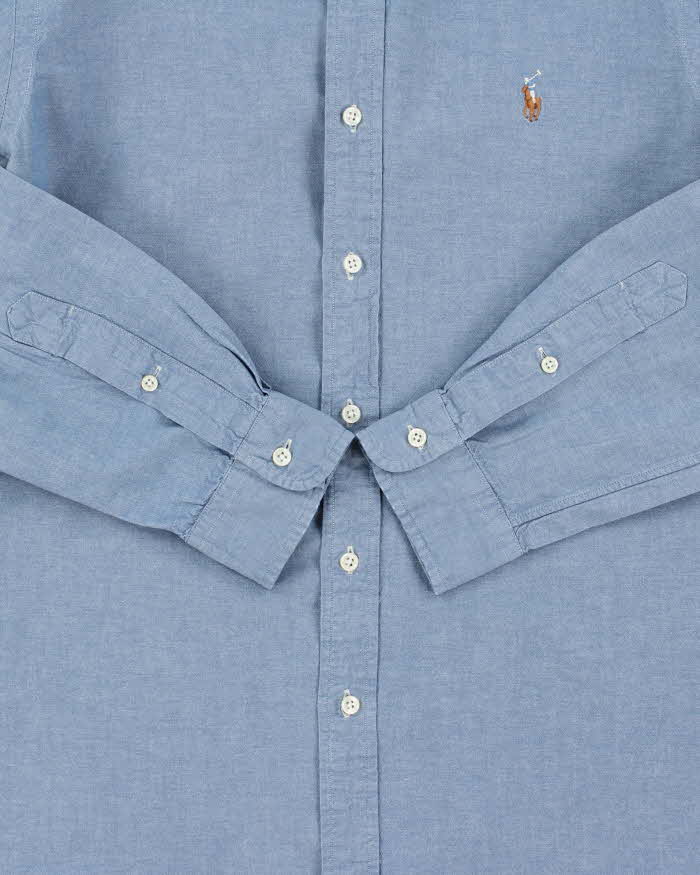 Vintage 1990s Ralph Lauren Long Sleeve Denim Shirt - M