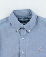 Vintage 1990s Ralph Lauren Long Sleeve Denim Shirt - M