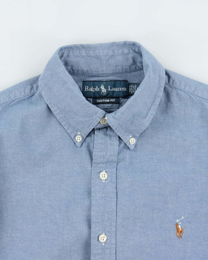 Vintage 1990s Ralph Lauren Long Sleeve Denim Shirt - M