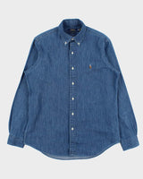 Vintage Ralph Lauren Long Sleeve Denim Shirt - M