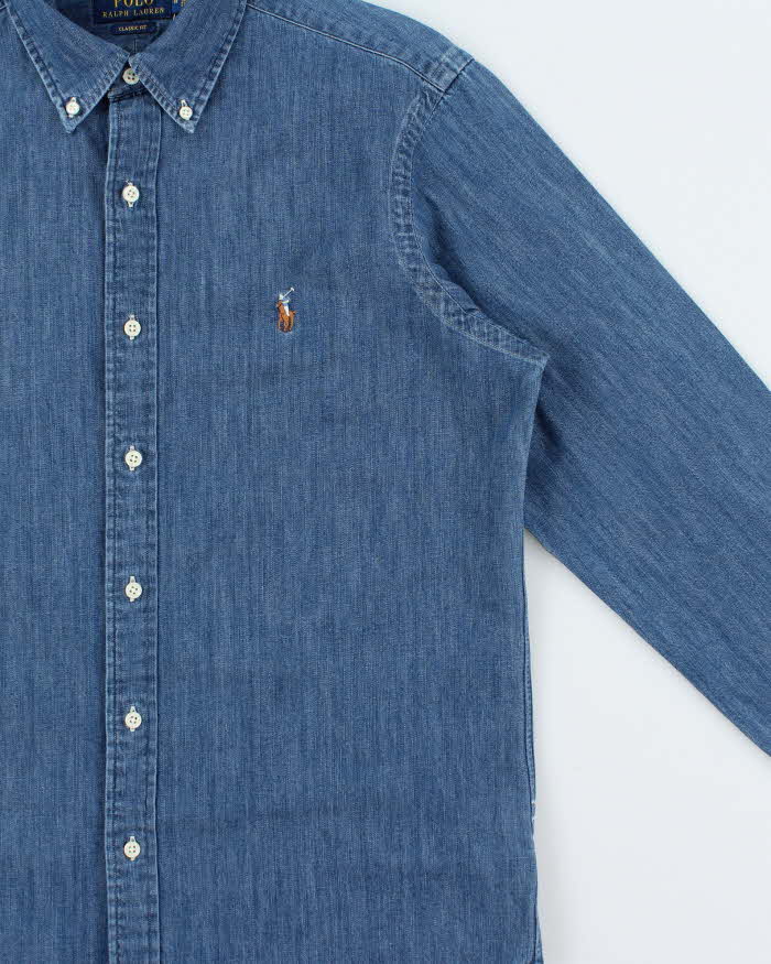 Vintage Ralph Lauren Long Sleeve Denim Shirt - M