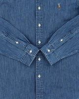 Vintage Ralph Lauren Long Sleeve Denim Shirt - M