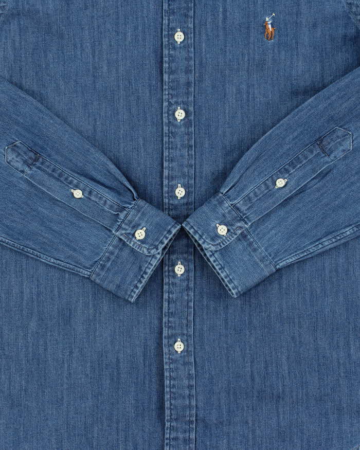 Vintage Ralph Lauren Long Sleeve Denim Shirt - M