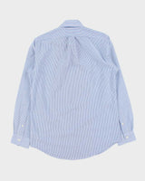 Vintage Ralph Lauren Striped Seersucker Long Sleeve Shirt - S