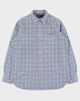 Vintage Ralph Lauren Checked Long Sleeve Shirt - L