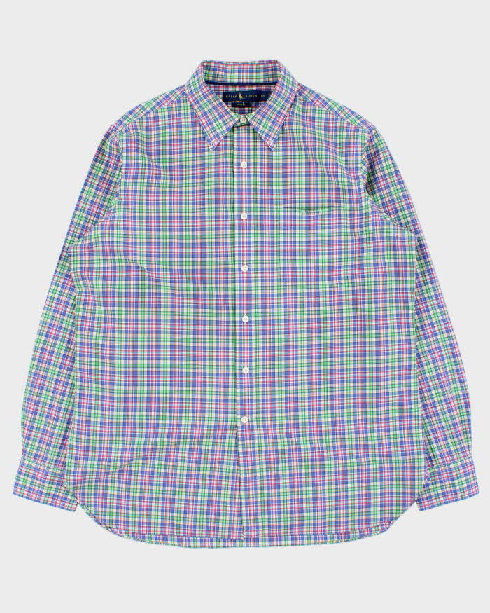 Vintage Ralph Lauren Checked Long Sleeve Shirt - L