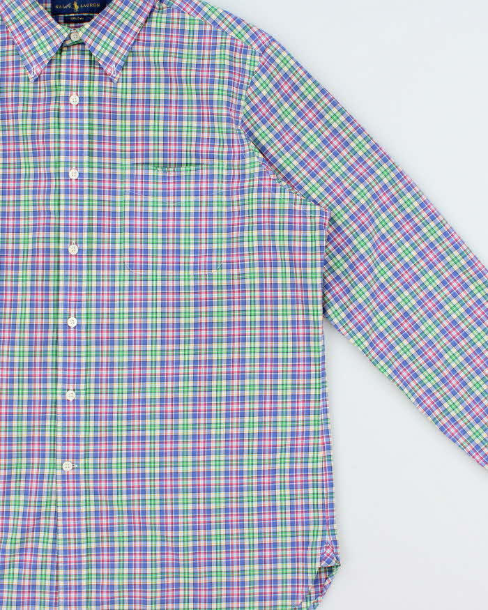 Vintage Ralph Lauren Checked Long Sleeve Shirt - L