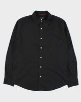 Vintage Y2K 00s Armani Jeans Embroidered Long Sleeve Shirt - XL