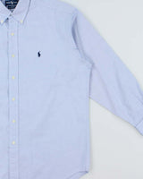 Vintage Y2K 00s Ralph Lauren Blake Chambray Long Sleeve Shirt - M