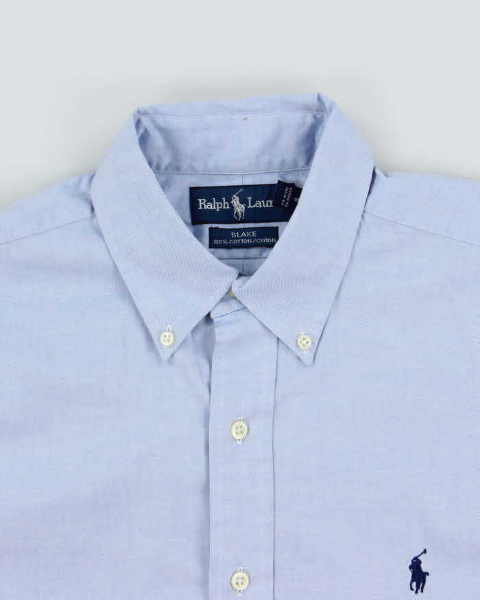 Vintage Y2K 00s Ralph Lauren Blake Chambray Long Sleeve Shirt - M