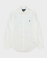 Vintage Polo Ralph Lauren Slim Fit Easy Care Long Sleeve Shirt - M