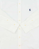 Vintage Polo Ralph Lauren Slim Fit Easy Care Long Sleeve Shirt - M