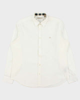Vintage Y2K 00s Burberry Brit Nova Check Cuff Long Sleeve Dress Shirt - XL