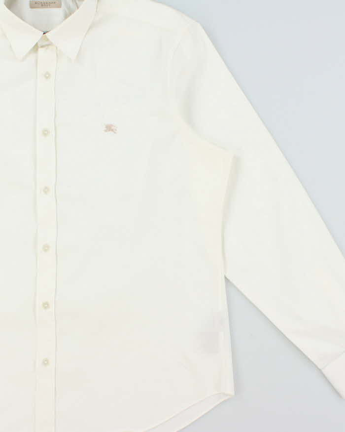 Vintage Y2K 00s Burberry Brit Nova Check Cuff Long Sleeve Dress Shirt - XL