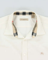 Vintage Y2K 00s Burberry Brit Nova Check Cuff Long Sleeve Dress Shirt - XL
