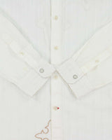Vintage Y2K 00s Guess Striped Embroidered Long Sleeve Western Shirt - L