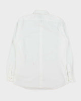 Vintage Y2K 00s Moschino Embroidered Heart Long Sleeve Shirt - L